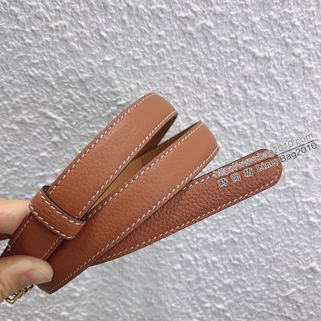 LOEWE女士皮帶 羅意威雙面用粒面小牛皮腰帶  jjp2158